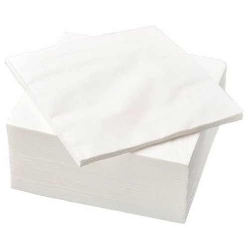 Virgin Paper Tissue, 12x12 Inches, 1 Ply, 100 Pulls (Pack of 25)