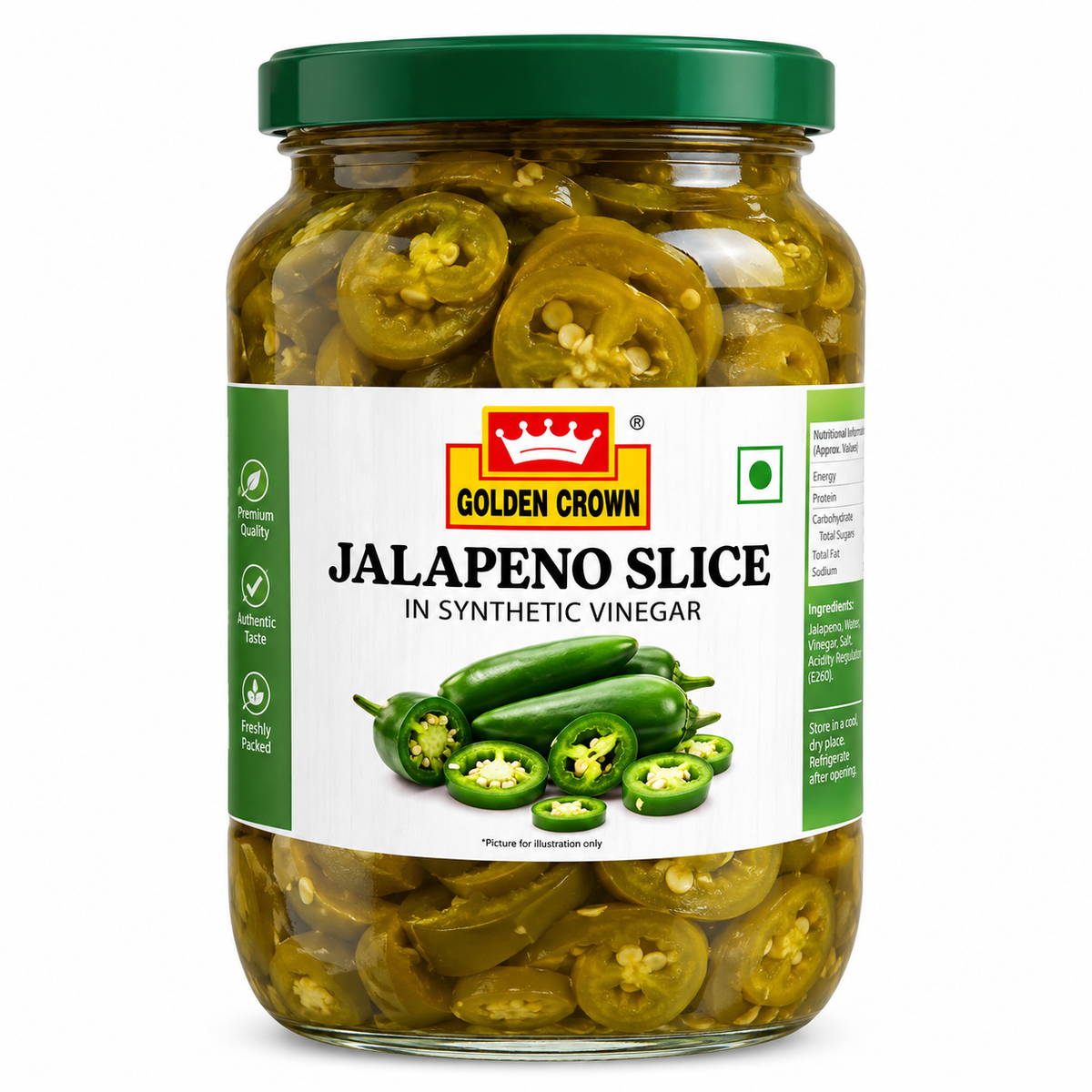 Golden Crown - Jalapeno Sliced