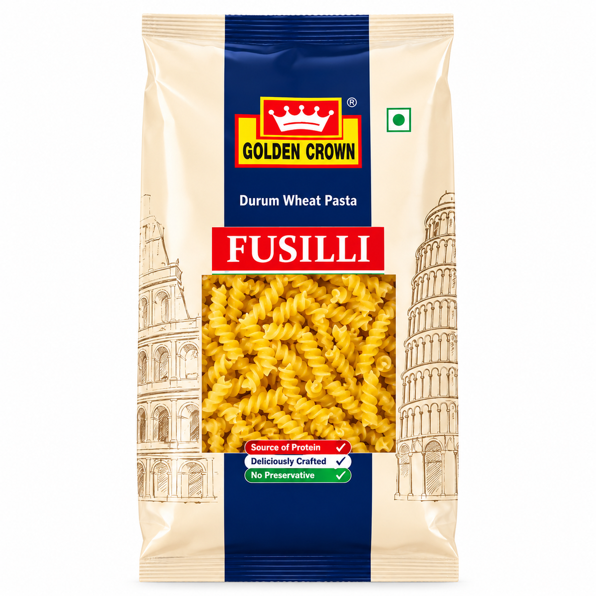 Golden Crown - Fusilli Pasta 500g