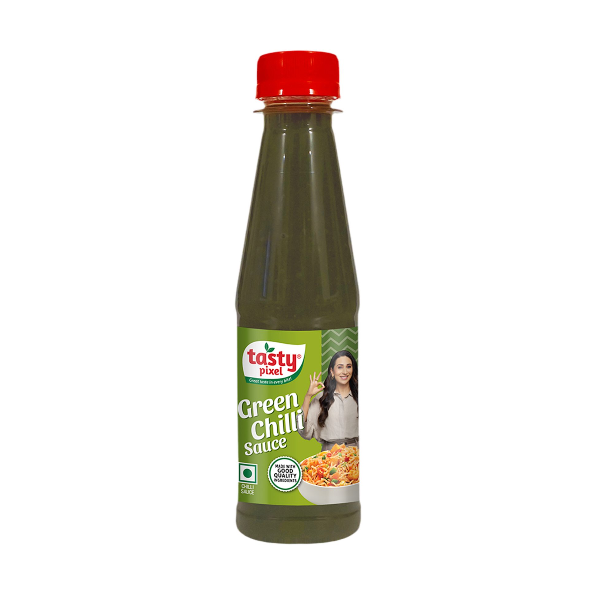 Veeba- Green Chilli Sauce (650-G)- Tasty Pixel