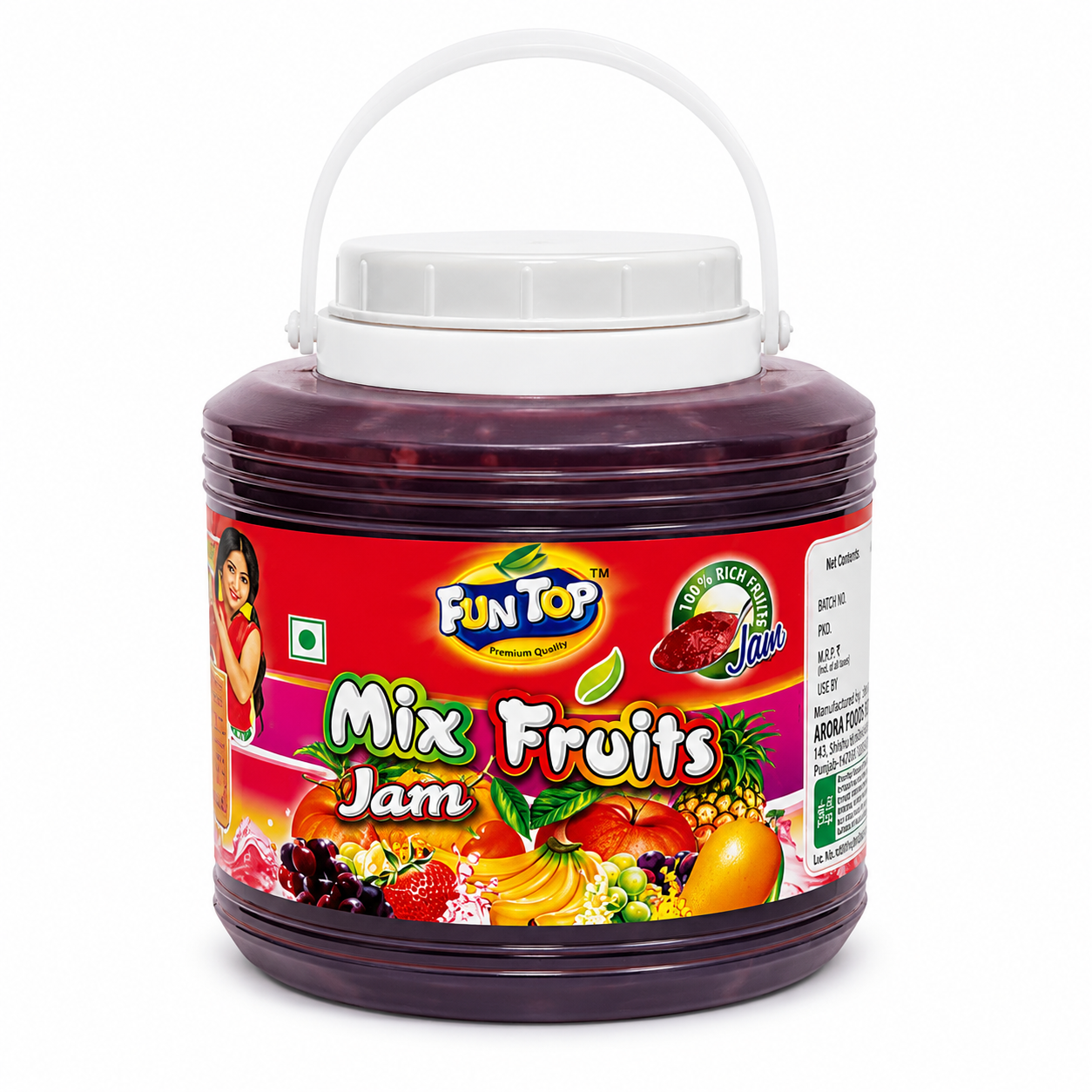 FunTop Mixed Fruits Jam