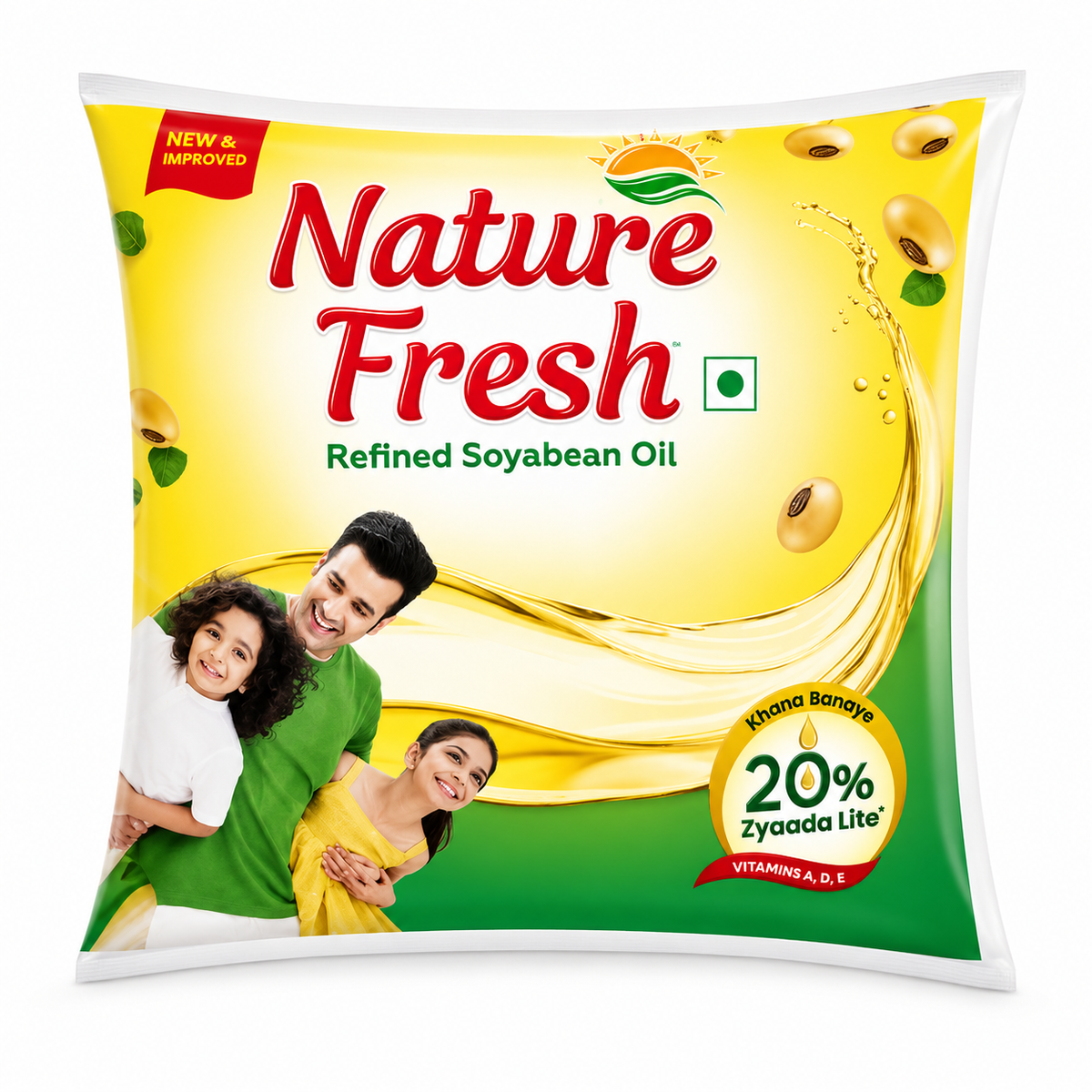 Nature Fresh Refined Soyabean Oil - 375g