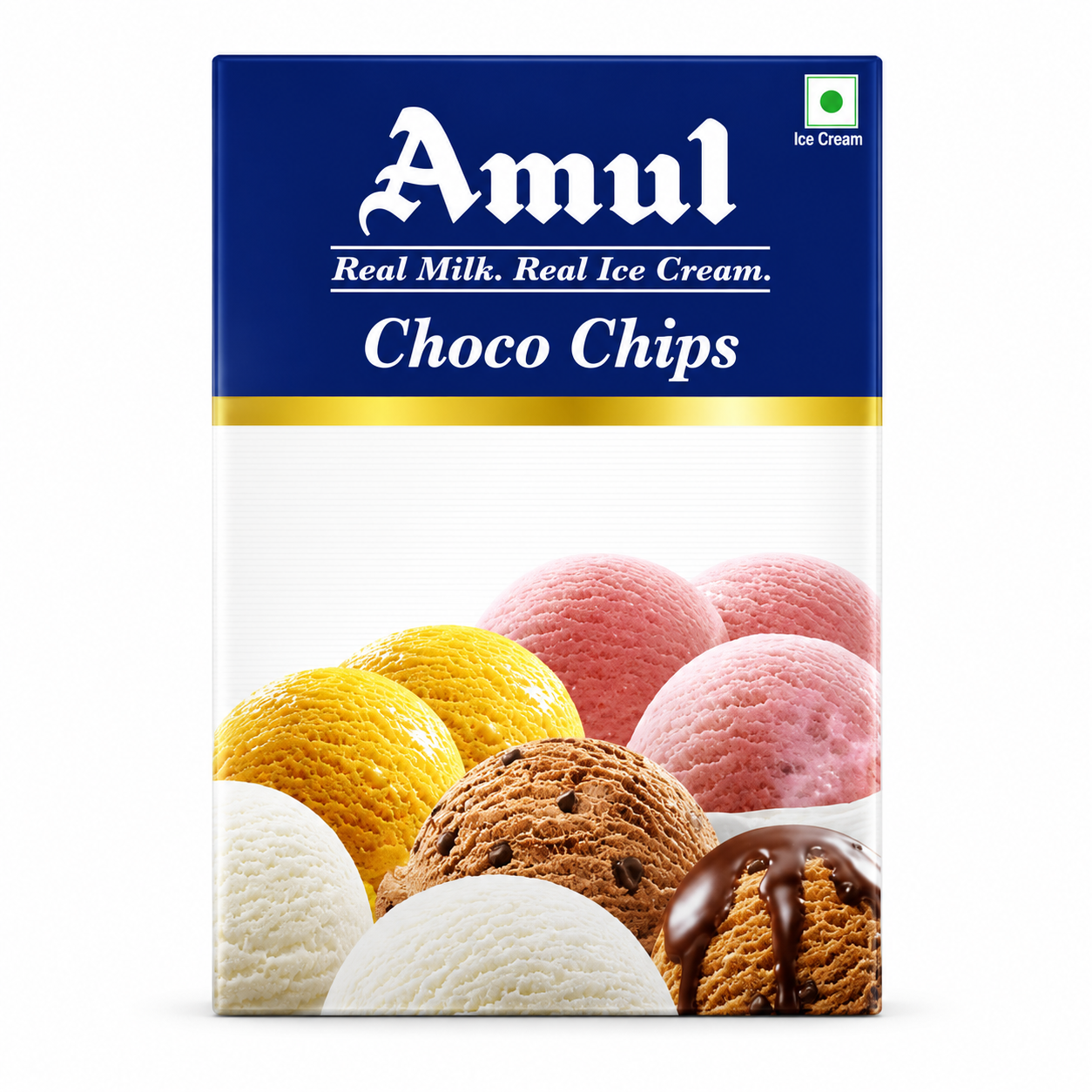 Amul Choco Chips Ice Cream 5L