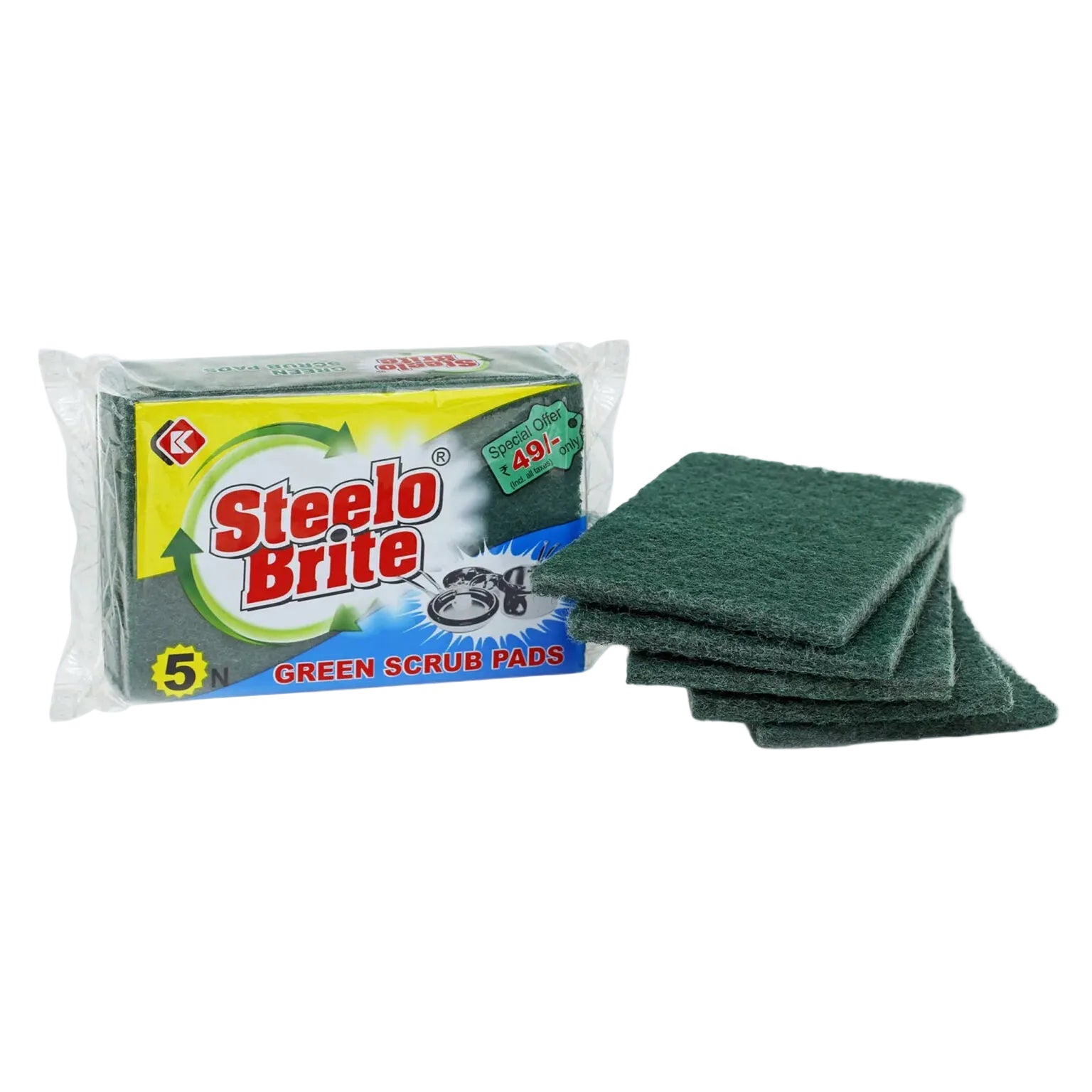 Steelo Brite - Green Scrub Pad