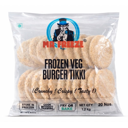 Mr. Freeze - Veg Burger Tikki 20pcs