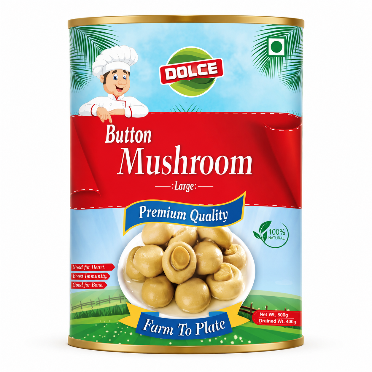 Dolce - Button Mushroom