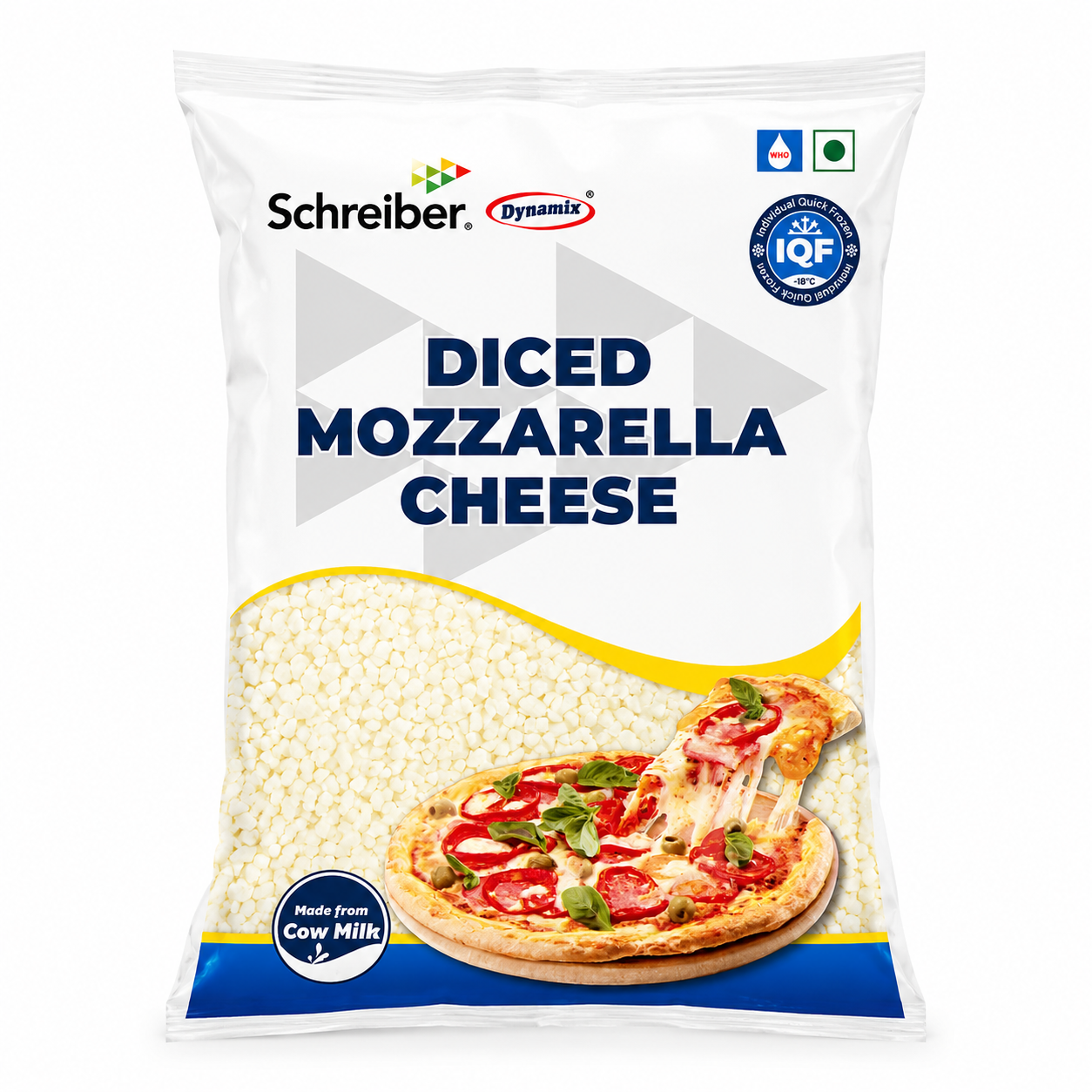 Schreiber - Diced Mozzarella Cheese 2kg