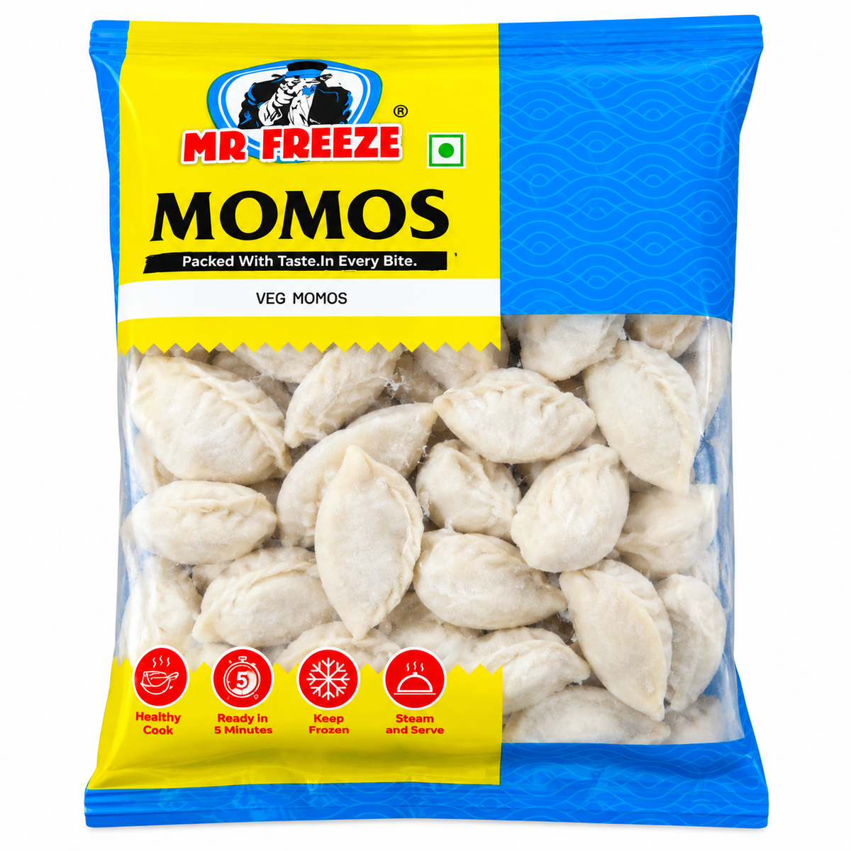 Mr Freeze - Veg Frozen Momos 50pcs