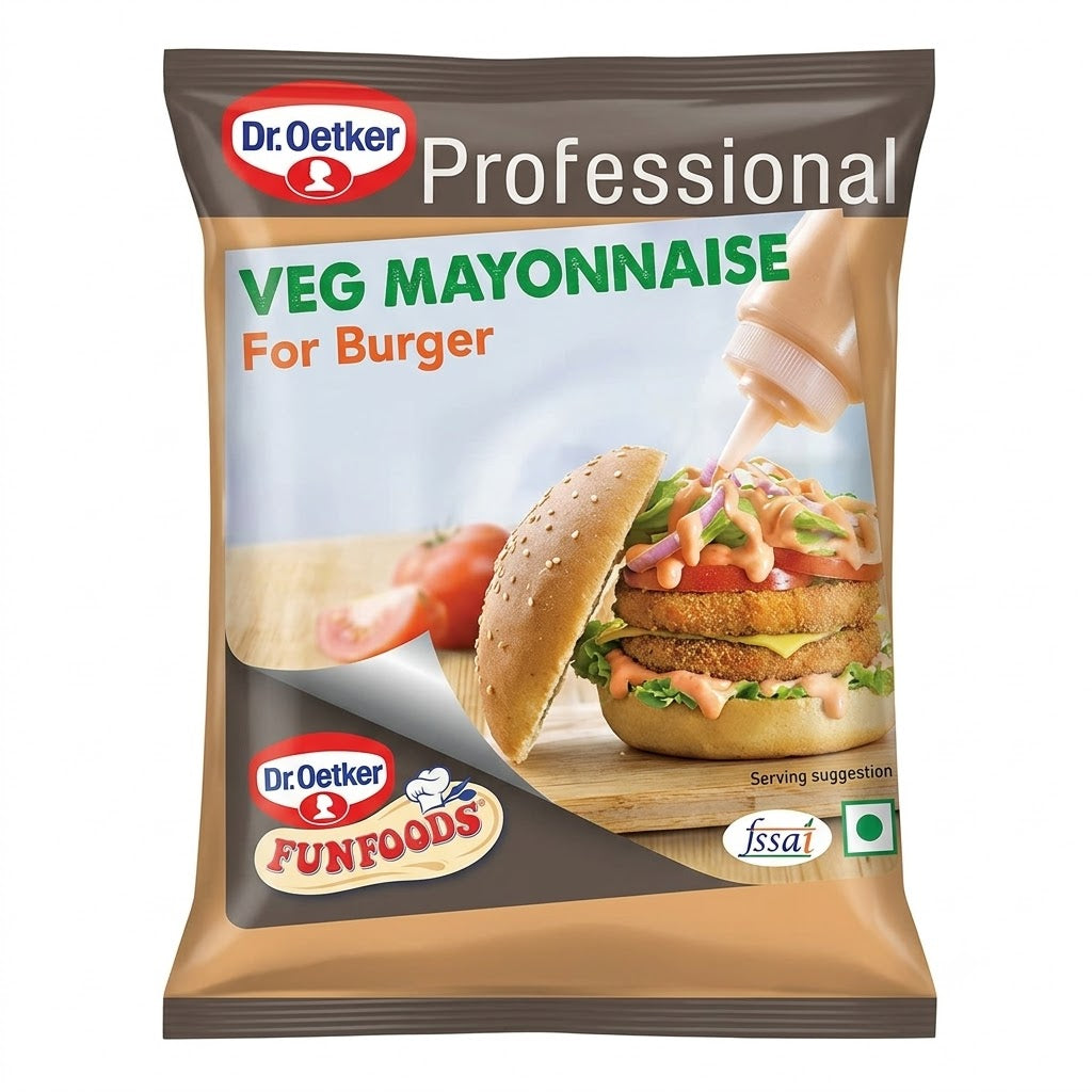 Dr. Oetker Veg Mayonnaise for Burger - 1kg