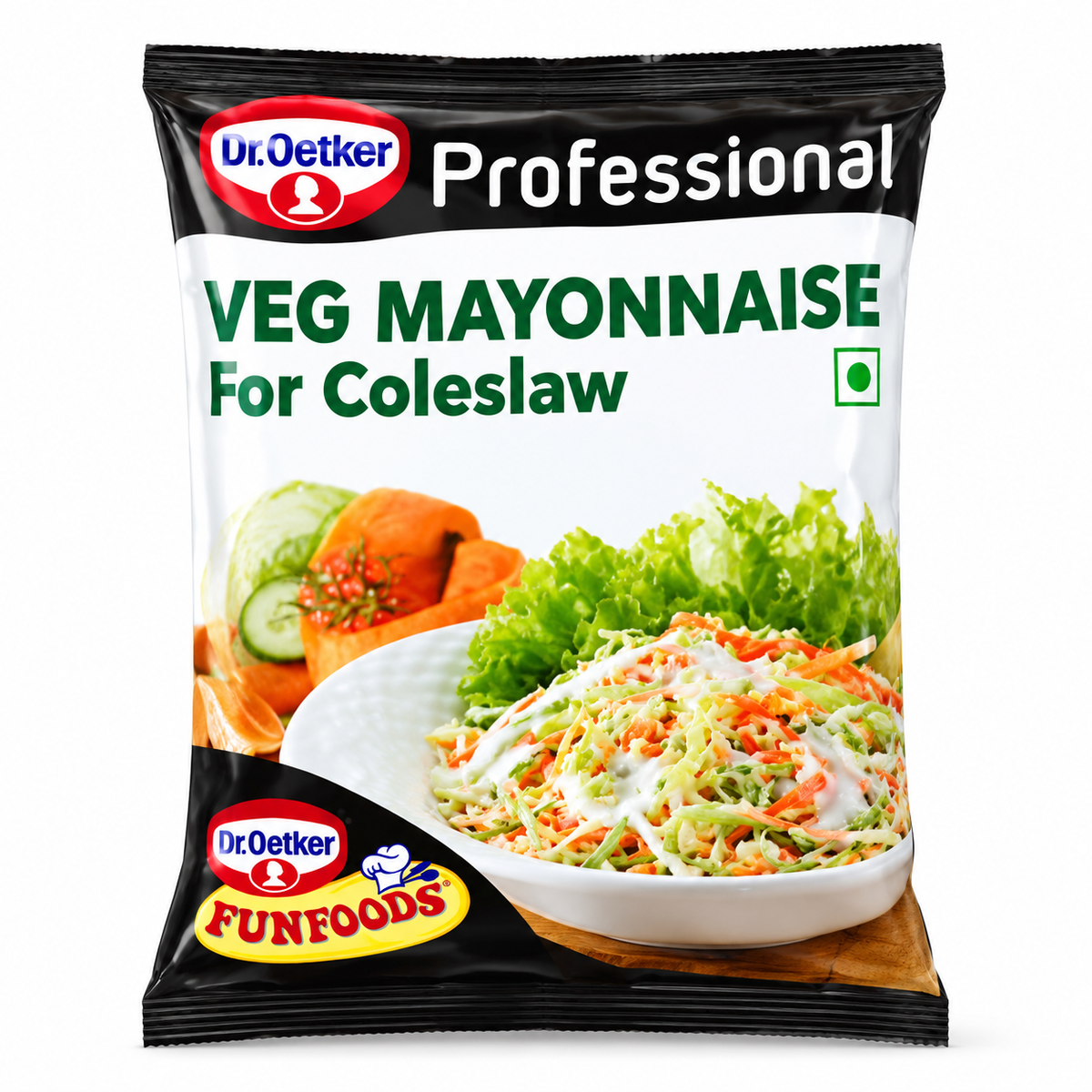 Dr. Oetker Veg Mayonnaise Coleslaw - 1kg